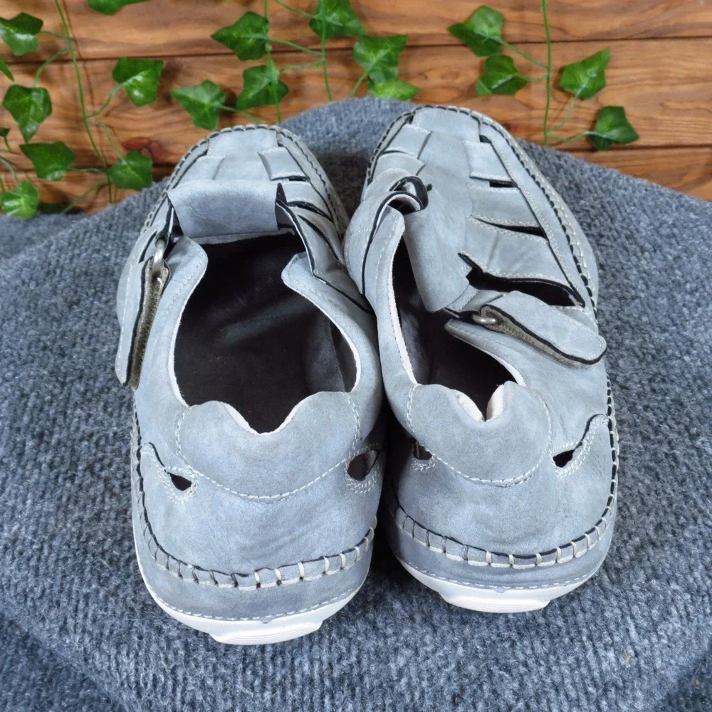 GBX Sentaur Mens Fisherman Sandal Size‎ 12 Casual Summer Walking Shoe Gray Suede